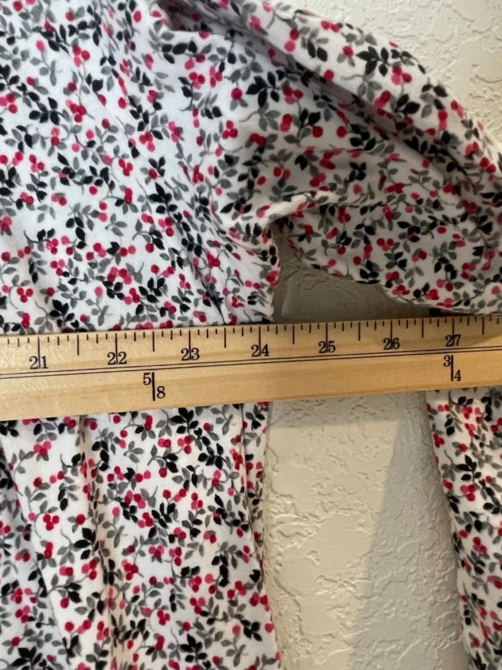 Eileen West Nightgown XL 100% Cotton Floral Lace Long Sleeve Cottagecore Multi